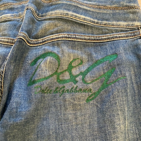 Dolce & Gabbana distressed low rise jeans - Picture 2 of 8